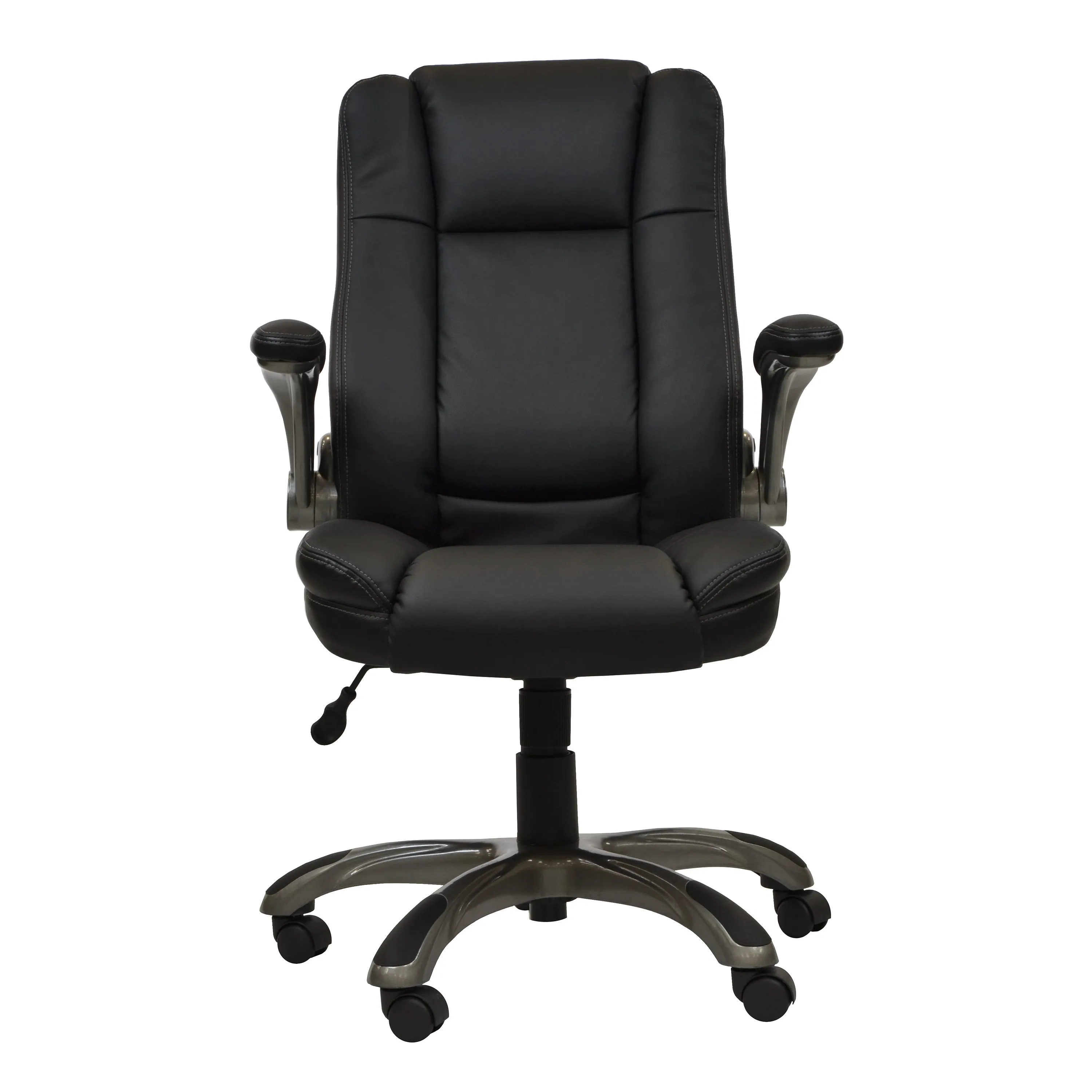 Flex Executive Office Chair with Flip-up Arms - Black
