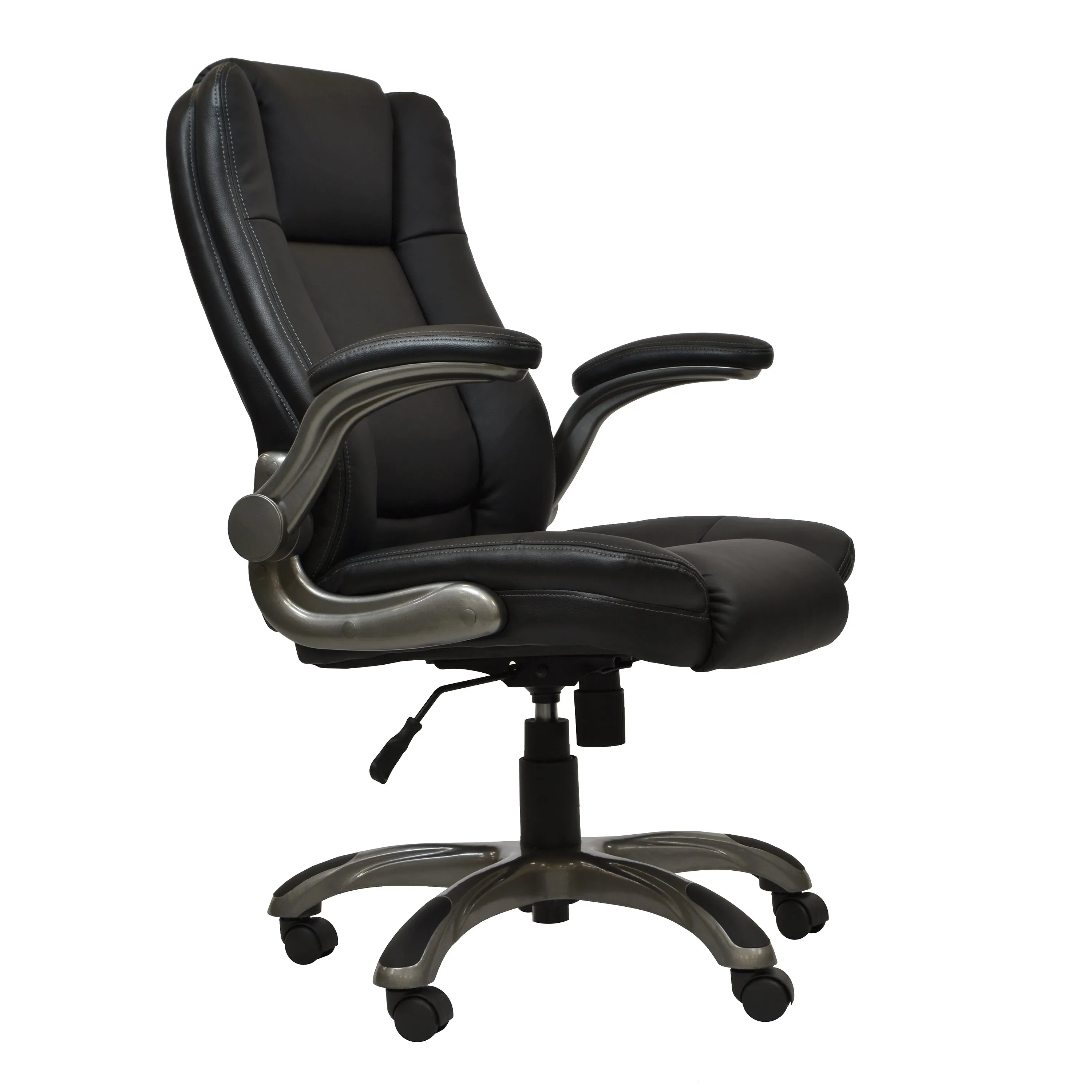 Flex Executive Office Chair with Flip-up Arms - Black