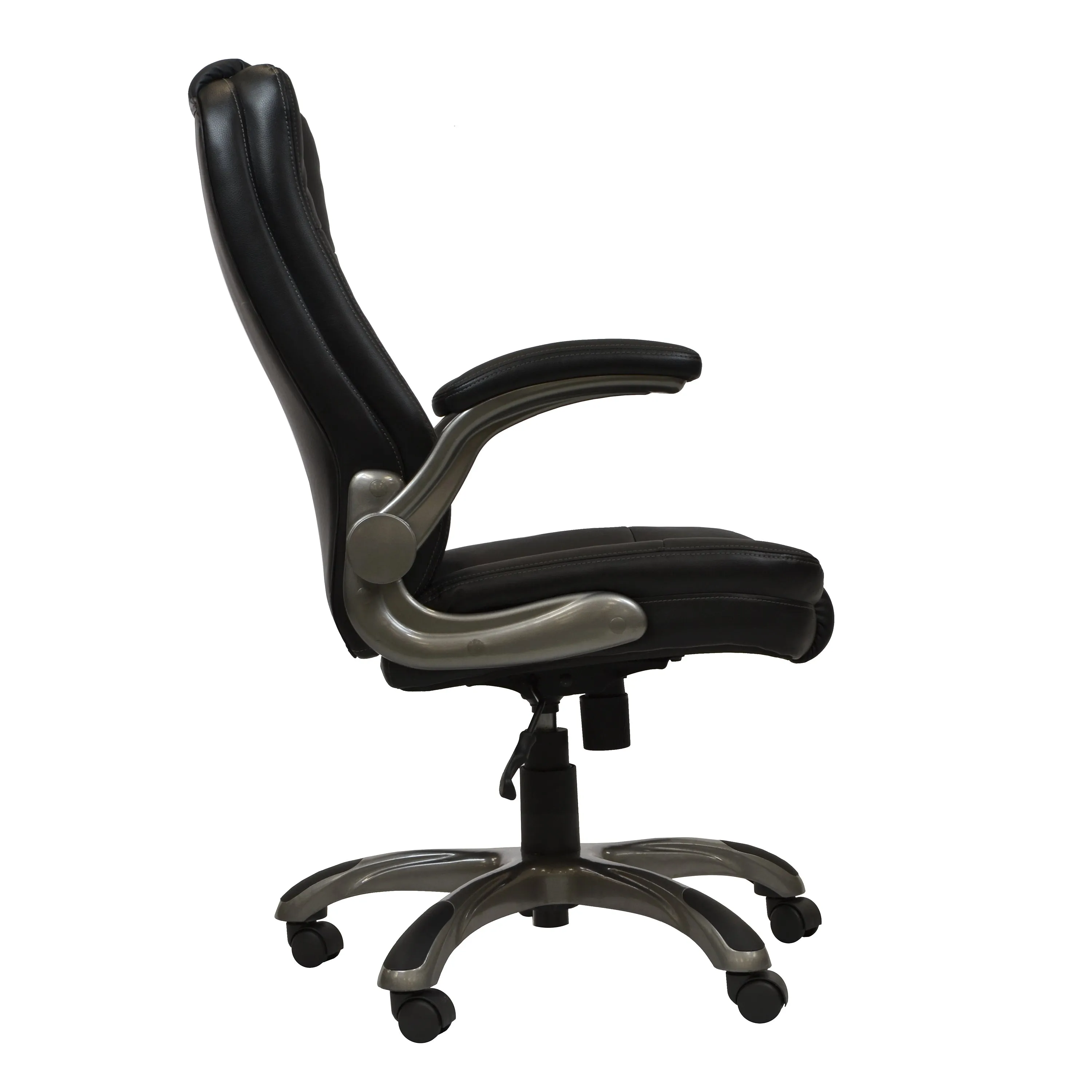 Flex Executive Office Chair with Flip-up Arms - Black