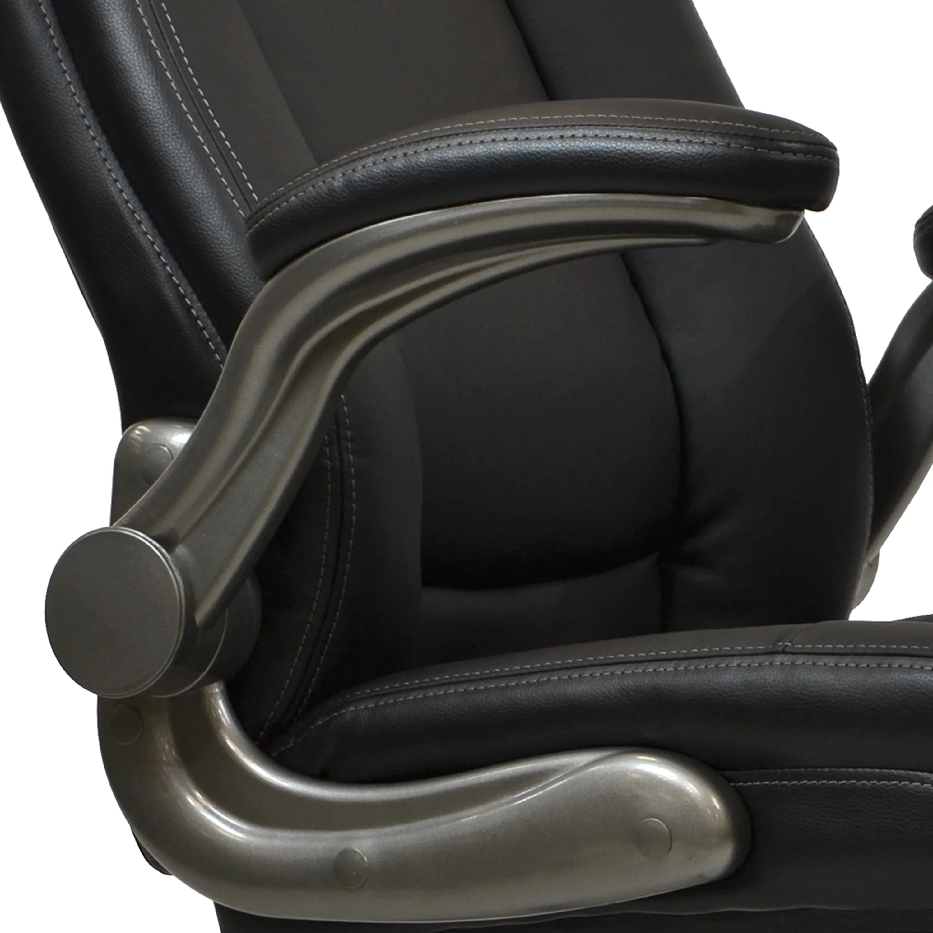 Flex Executive Office Chair with Flip-up Arms - Black