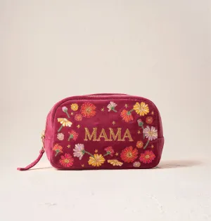 Floral Mama Makeup Bag