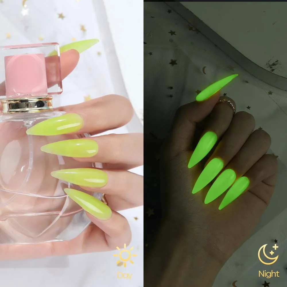 Fluorescent Green - Luminous Poly Nail Gel  (15g)