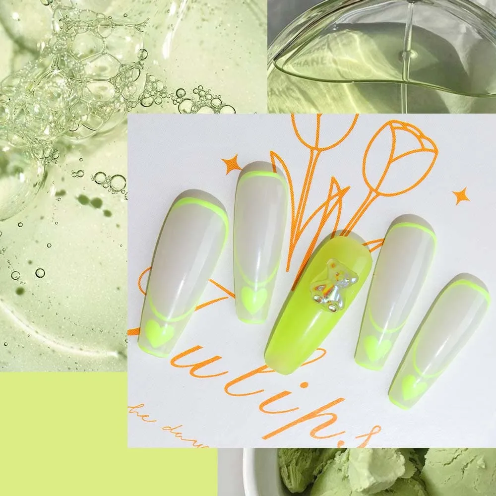 Fluorescent Green - Luminous Poly Nail Gel  (15g)