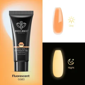 Fluorescent Orange - Luminous Poly Nail Gel  (15g)