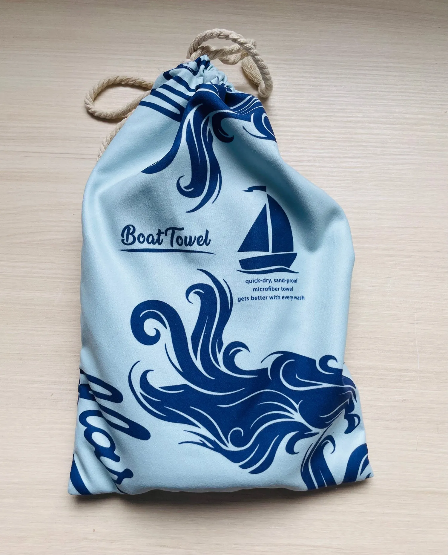 Fort Myers Beach Bright Topo Quick Dry Towel