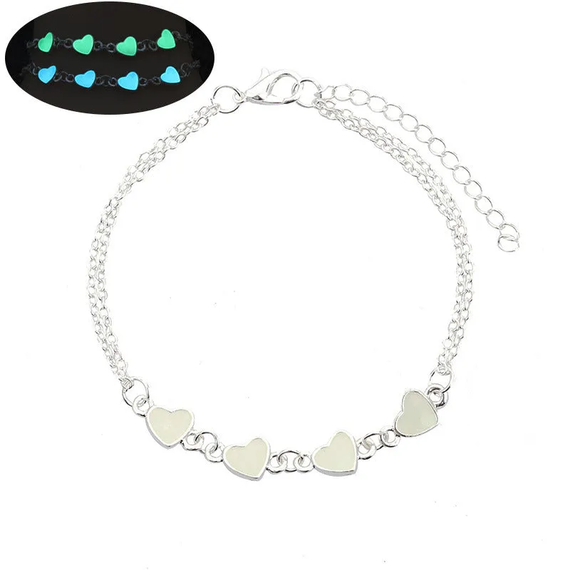Four Hearts Luminous Love Bracelet