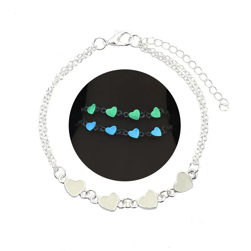 Four Hearts Luminous Love Bracelet
