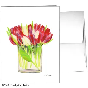 Freshly Cut Tulips, Greeting Card (8264A)