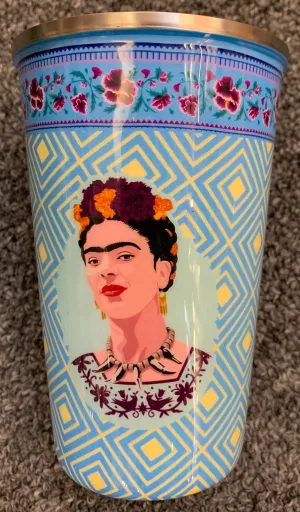 Frida metal tumbler blue