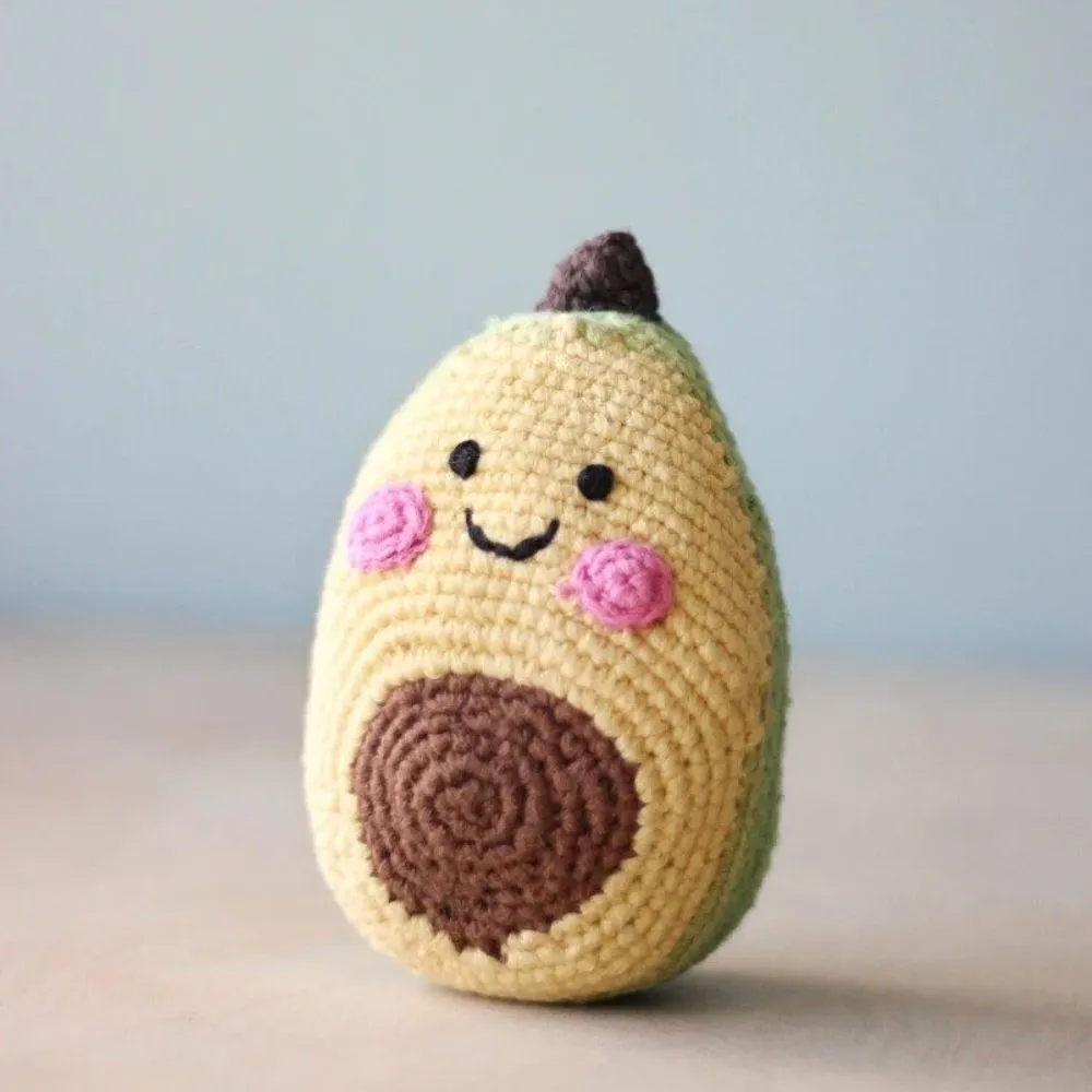 Friendly Avocado Rattle