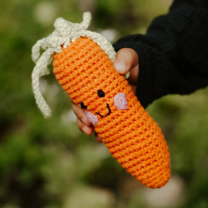 Friendly Carrot Rattle