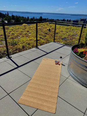 Get a Grip! Cork Yoga Mat by Tiradia Cork