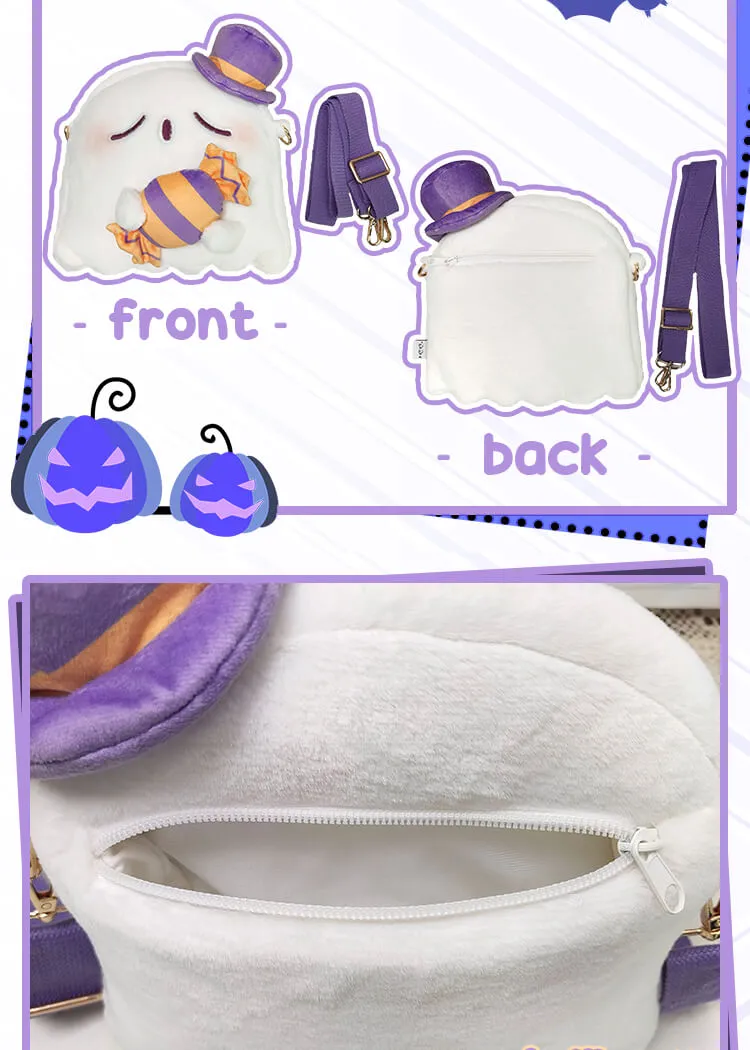 Ghost Hug Candy Spooky Plush Bag