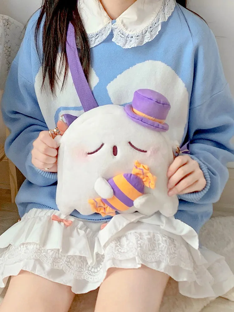 Ghost Hug Candy Spooky Plush Bag