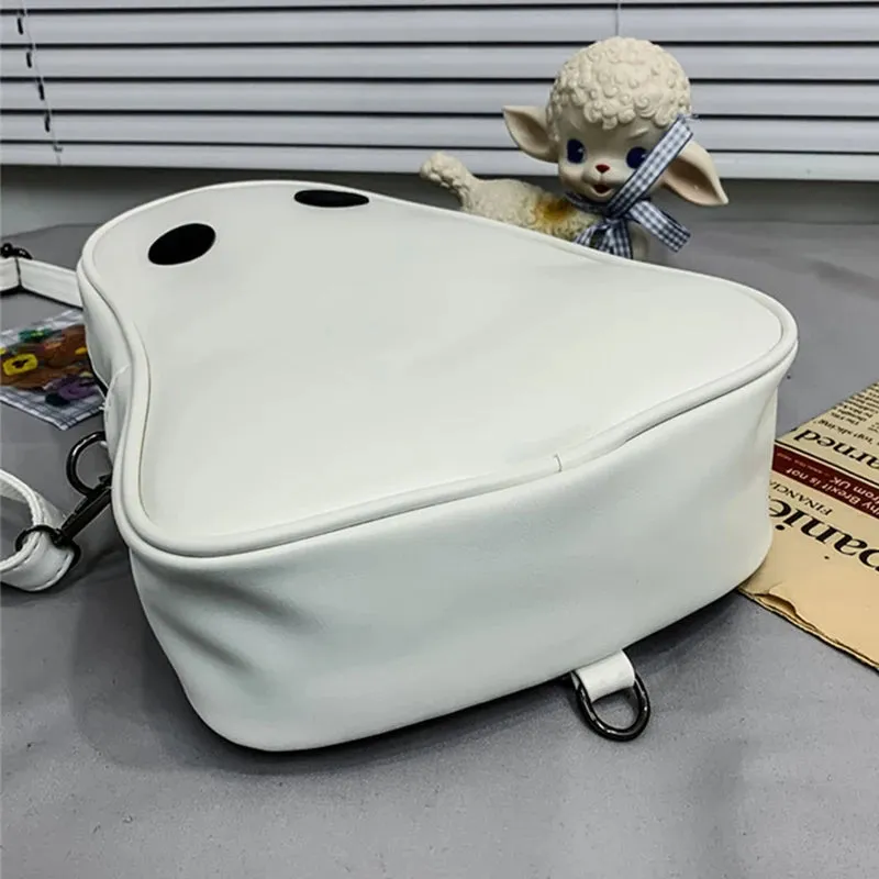 Ghost PU Shoulder Crossbody Straps Bag