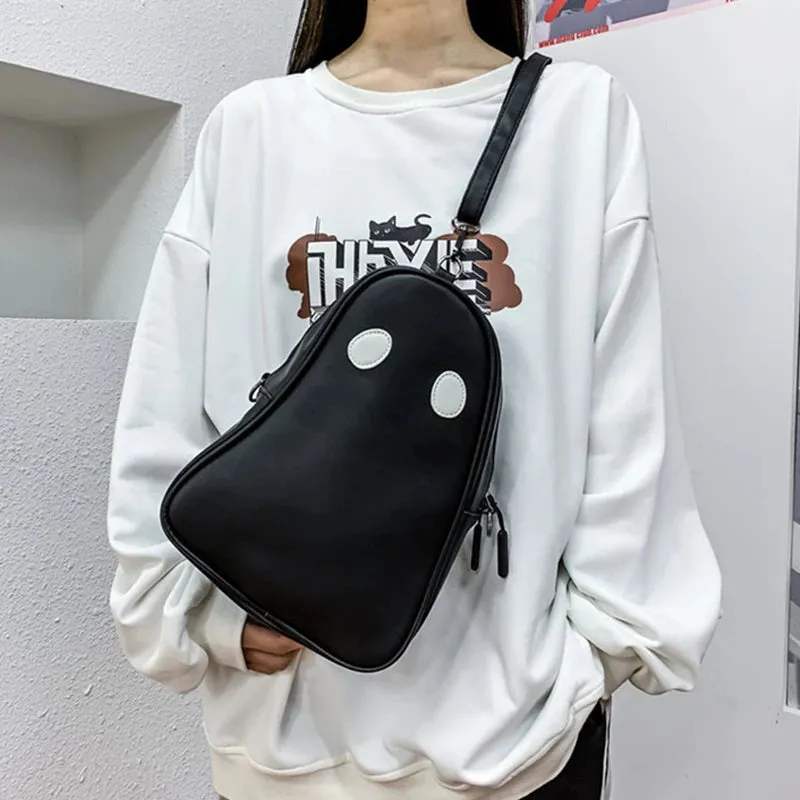 Ghost PU Shoulder Crossbody Straps Bag