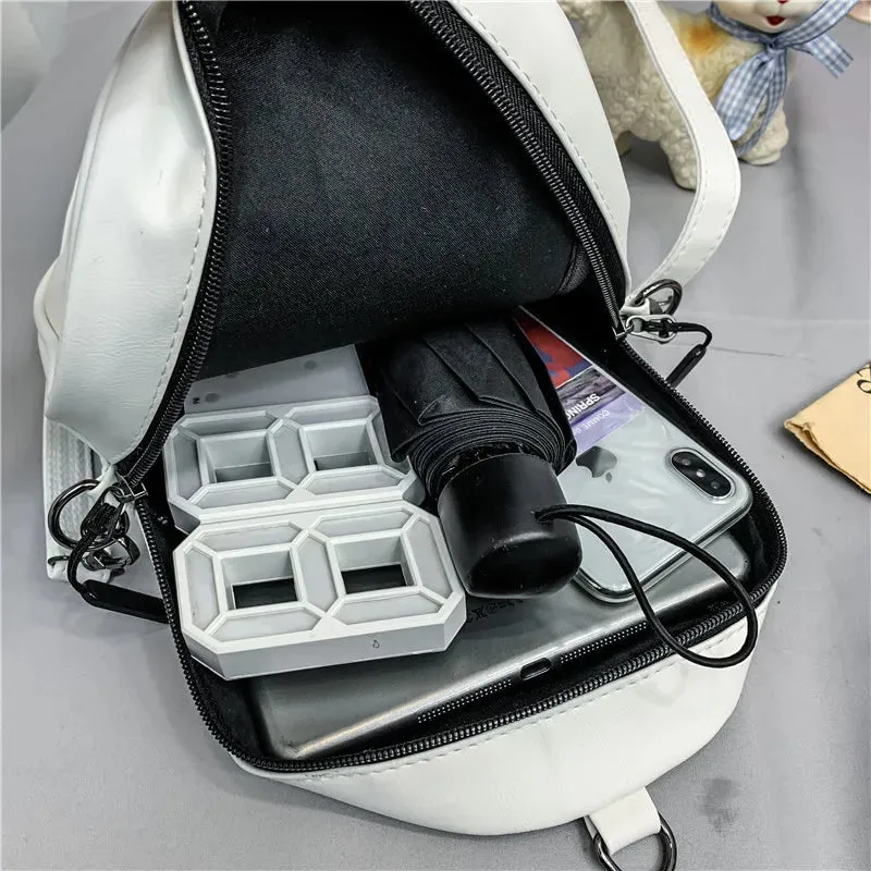 Ghost PU Shoulder Crossbody Straps Bag