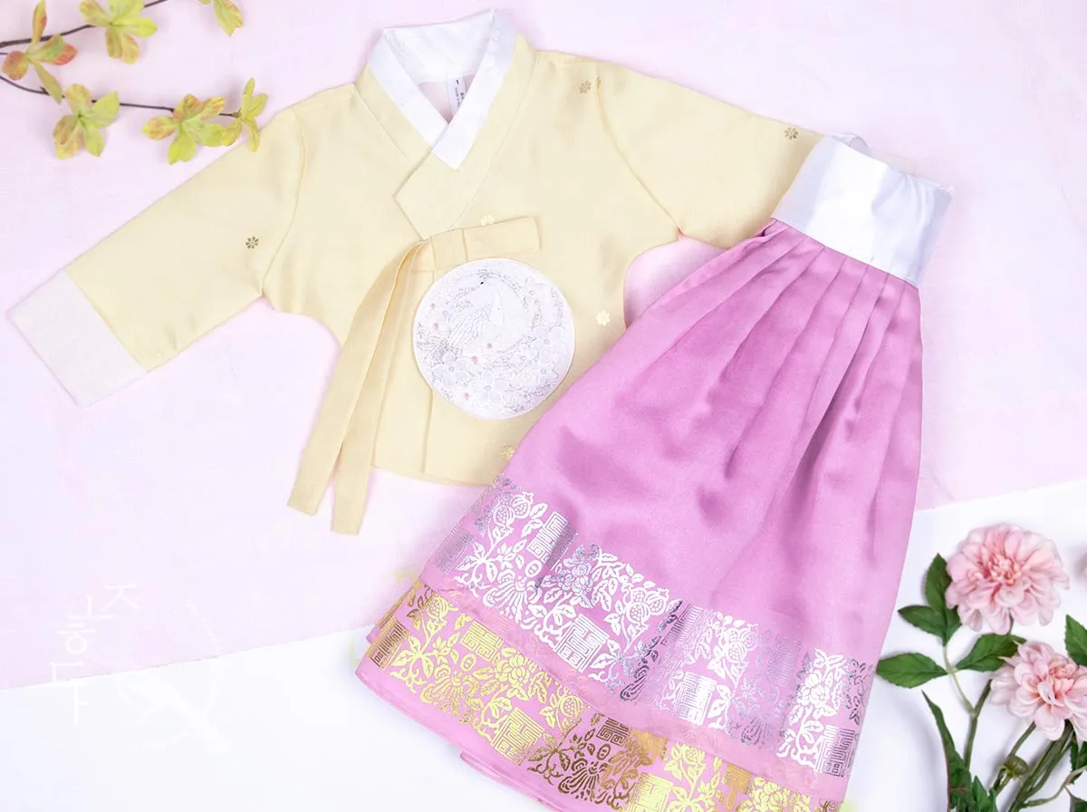 Graceful Girl Hanbok In Pink