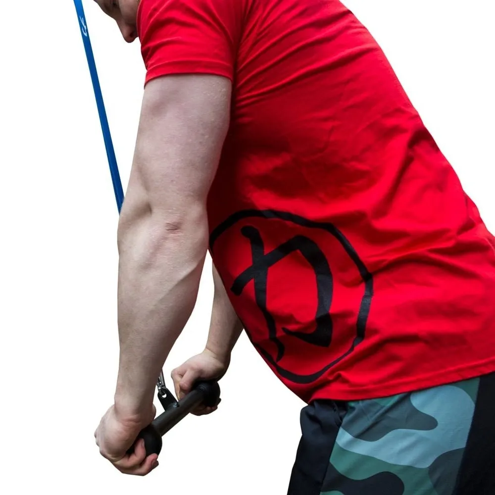 Grip Ball Bar For Pullups, Tricep, Cable Training