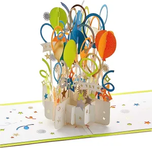 Hallmark Signature Paper Wonder Pop Up Congratulations or Birthday Card (Celebrate)