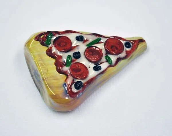 Hand Blown Pizza Pipe