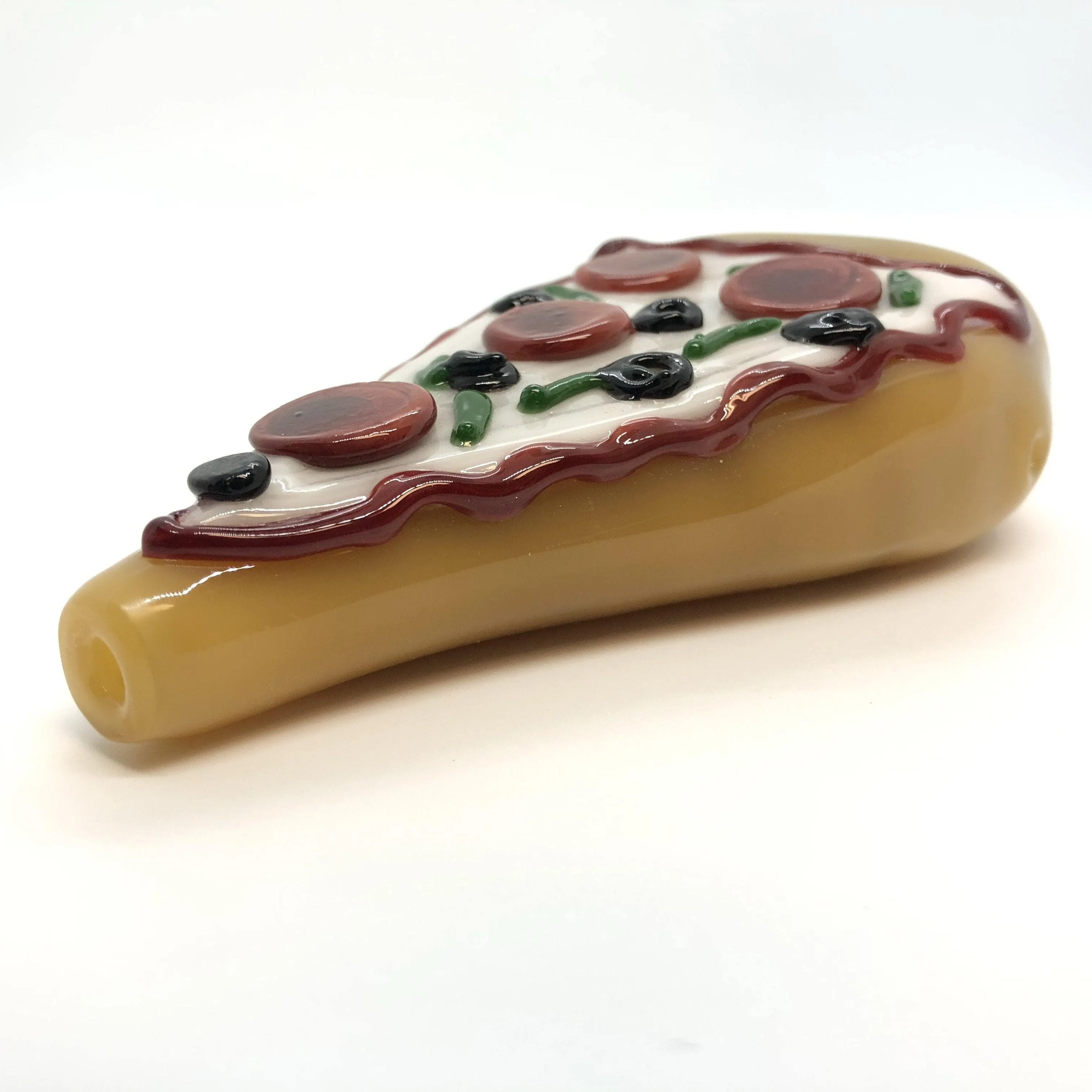Hand Blown Pizza Pipe