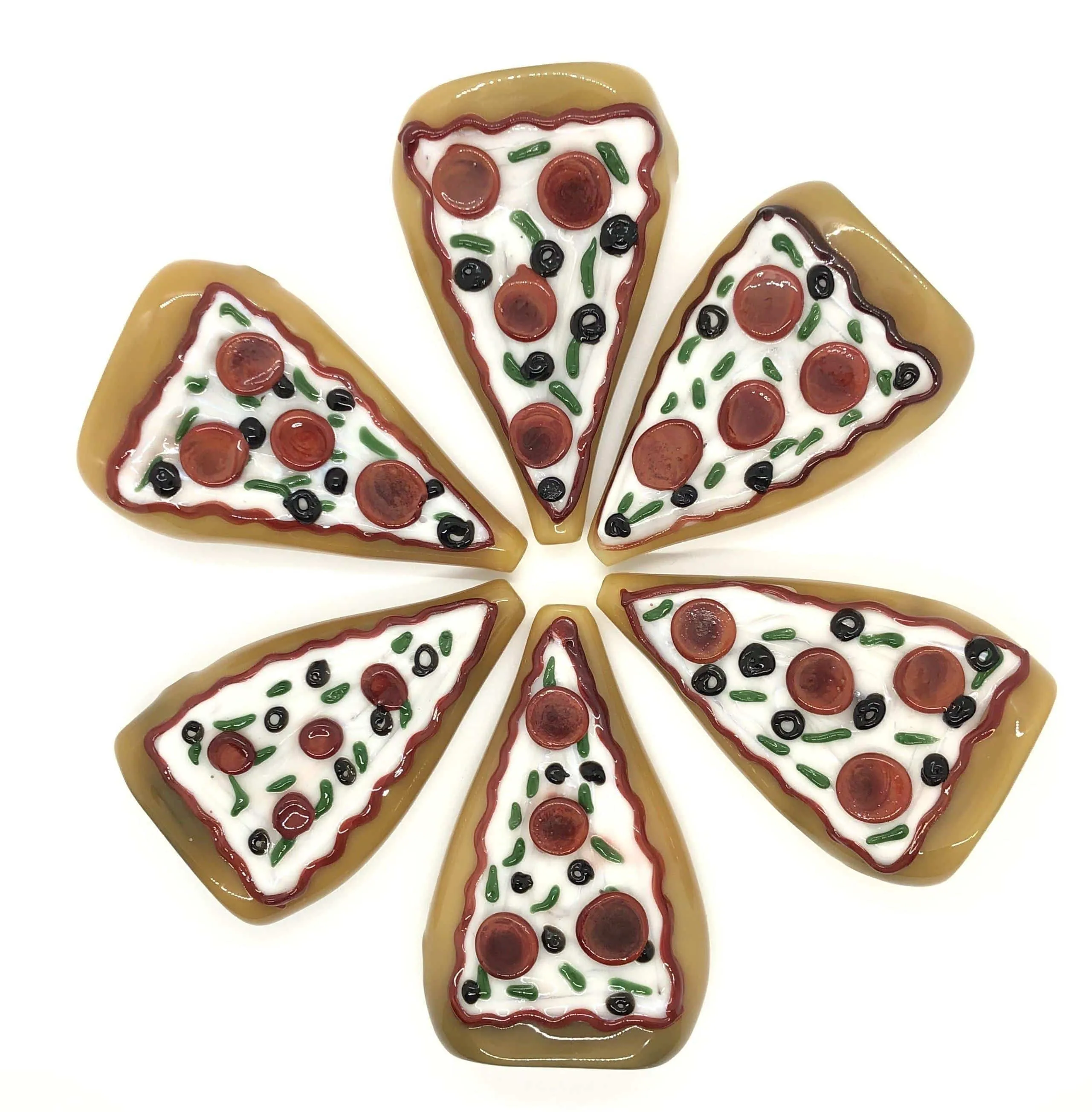 Hand Blown Pizza Pipe