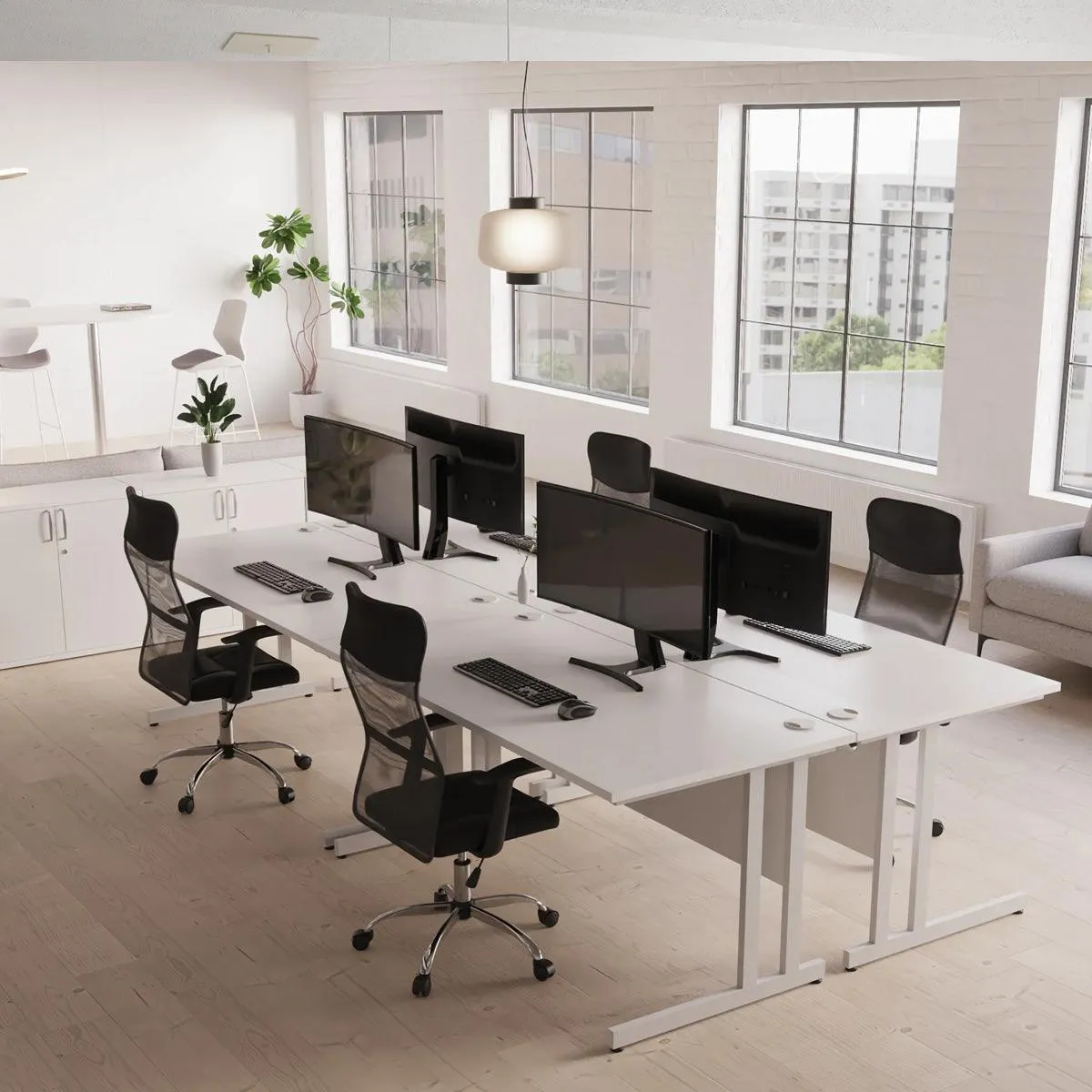 Impulse Scalloped Office Desk