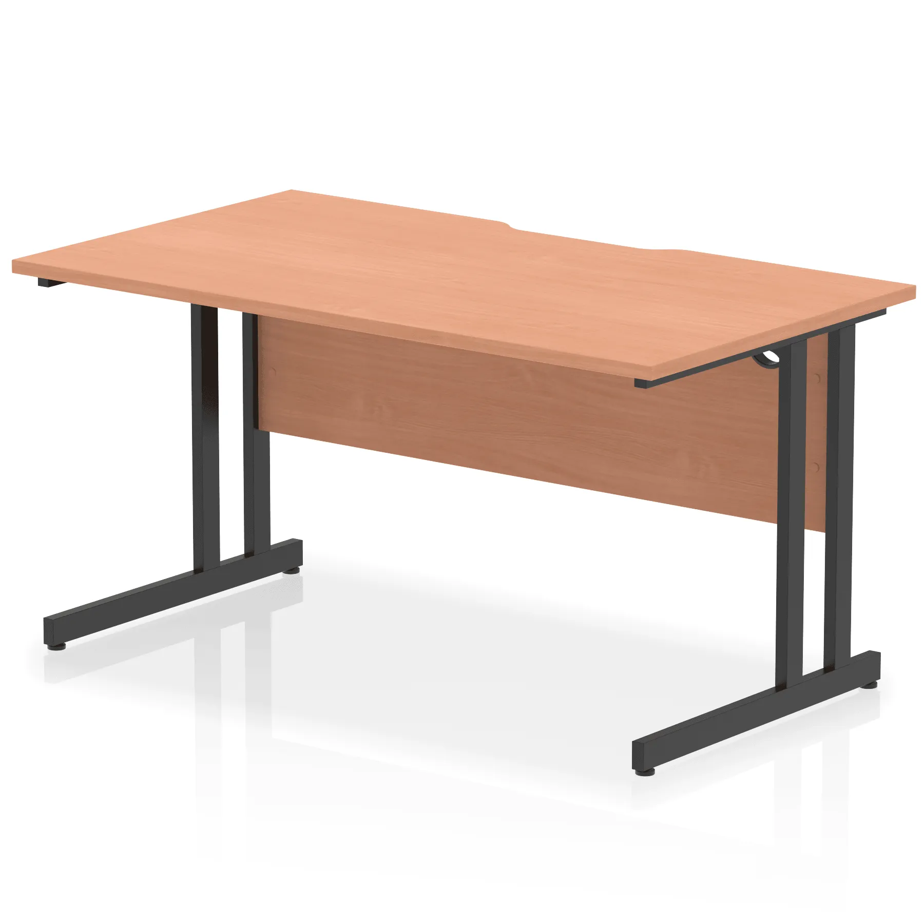 Impulse Scalloped Office Desk