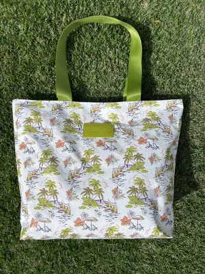 Ivory Tropical Keg tote bag