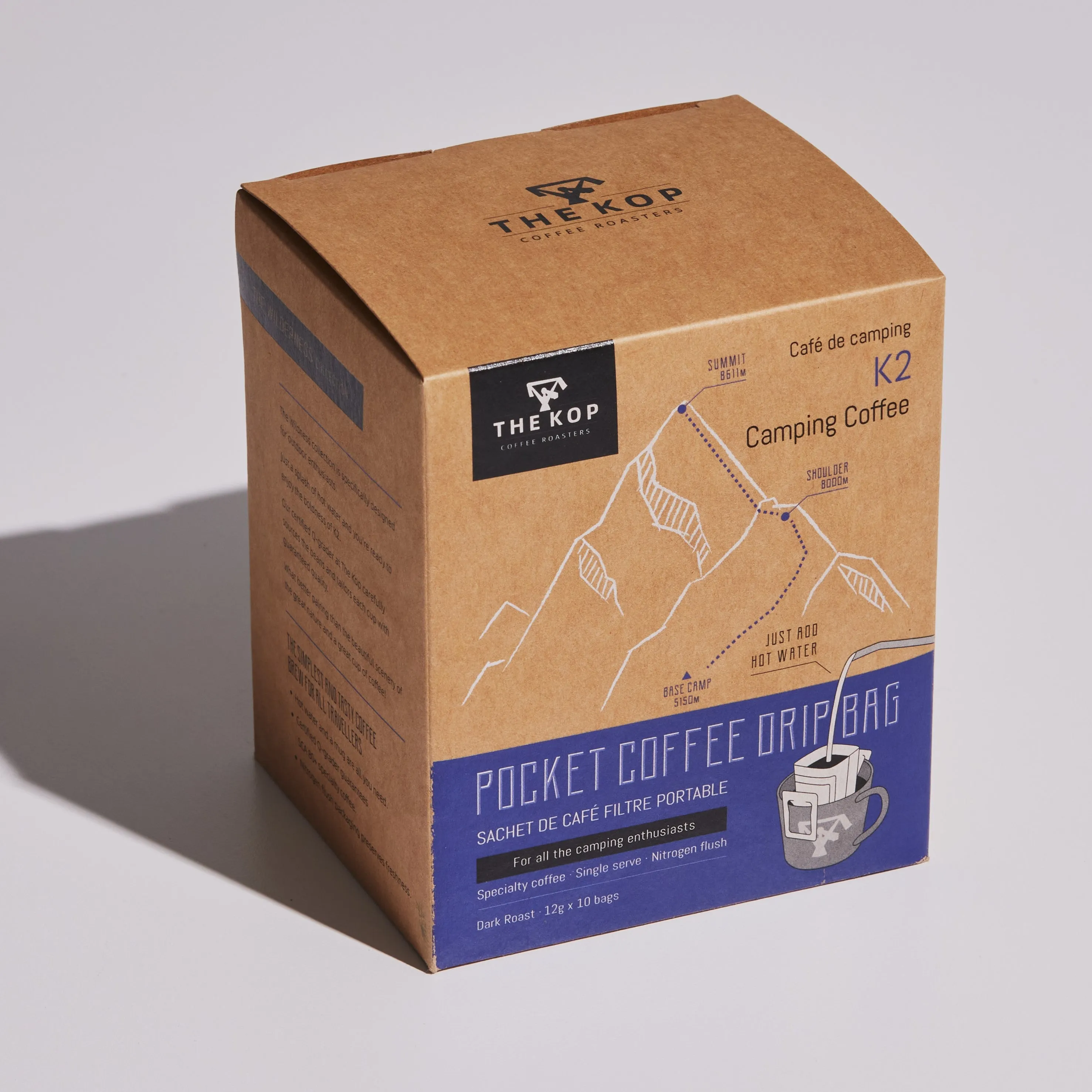 K2 Camping Coffee | Dark Roast | 10 Bags