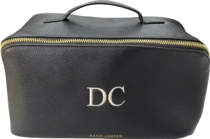 Katie Loxton Large Black Makeup And Wash Bag Initial “DC”