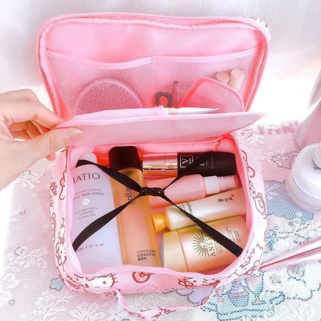 Kawaii Hello Kitty Cosmetic Bag