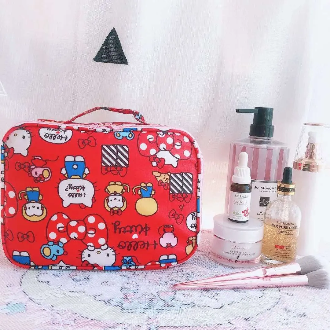 Kawaii Hello Kitty Cosmetic Bag