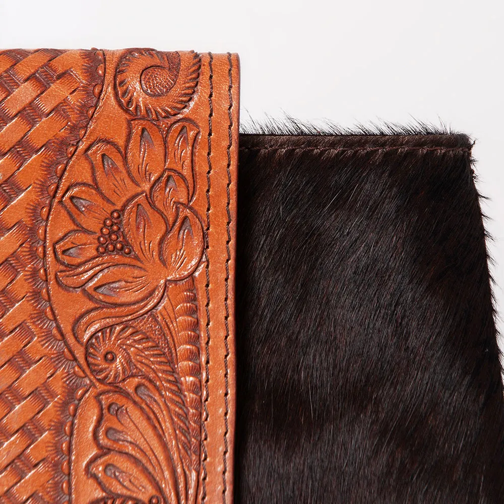 KBK125 - KBK125 -BACKPACK Hand Tooled Saddle Leather with Cowhide Leather Ladies Bag KBK125 - KBK125
