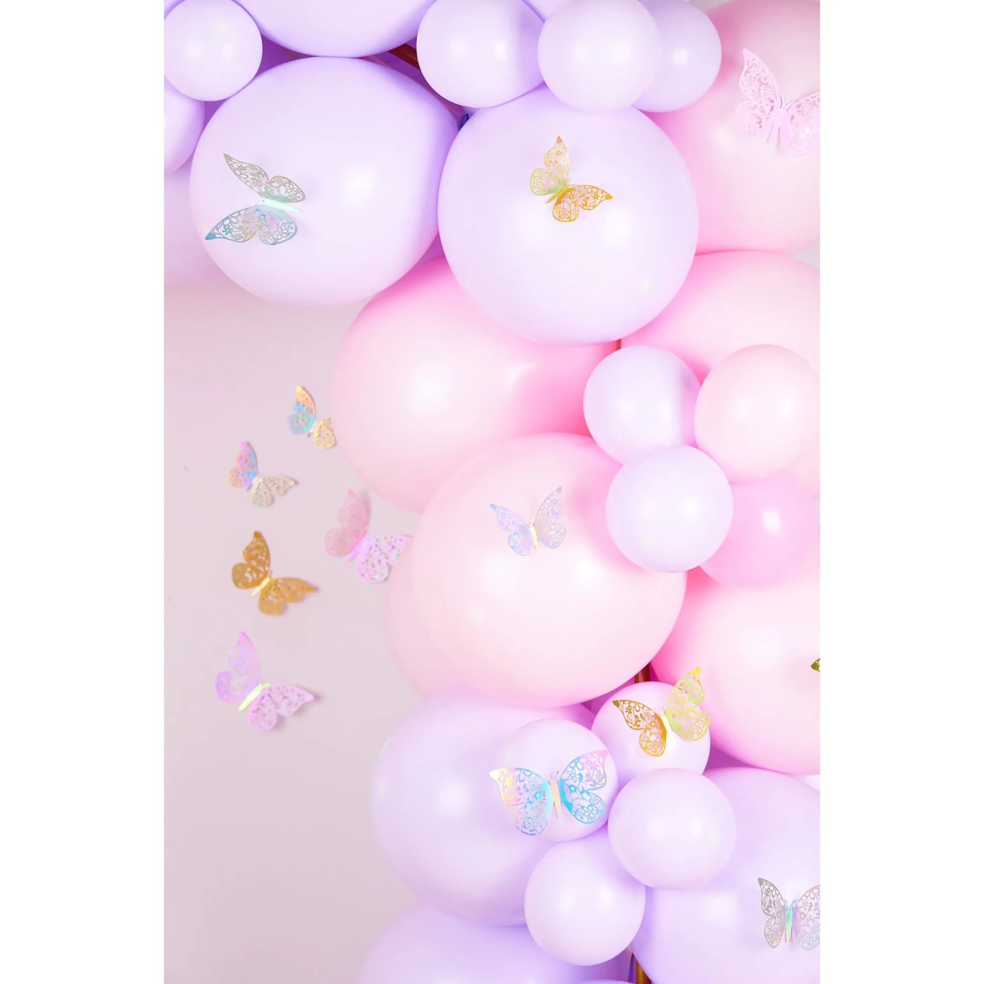 Lavender 3D Butterfly Decorations, 12 Count