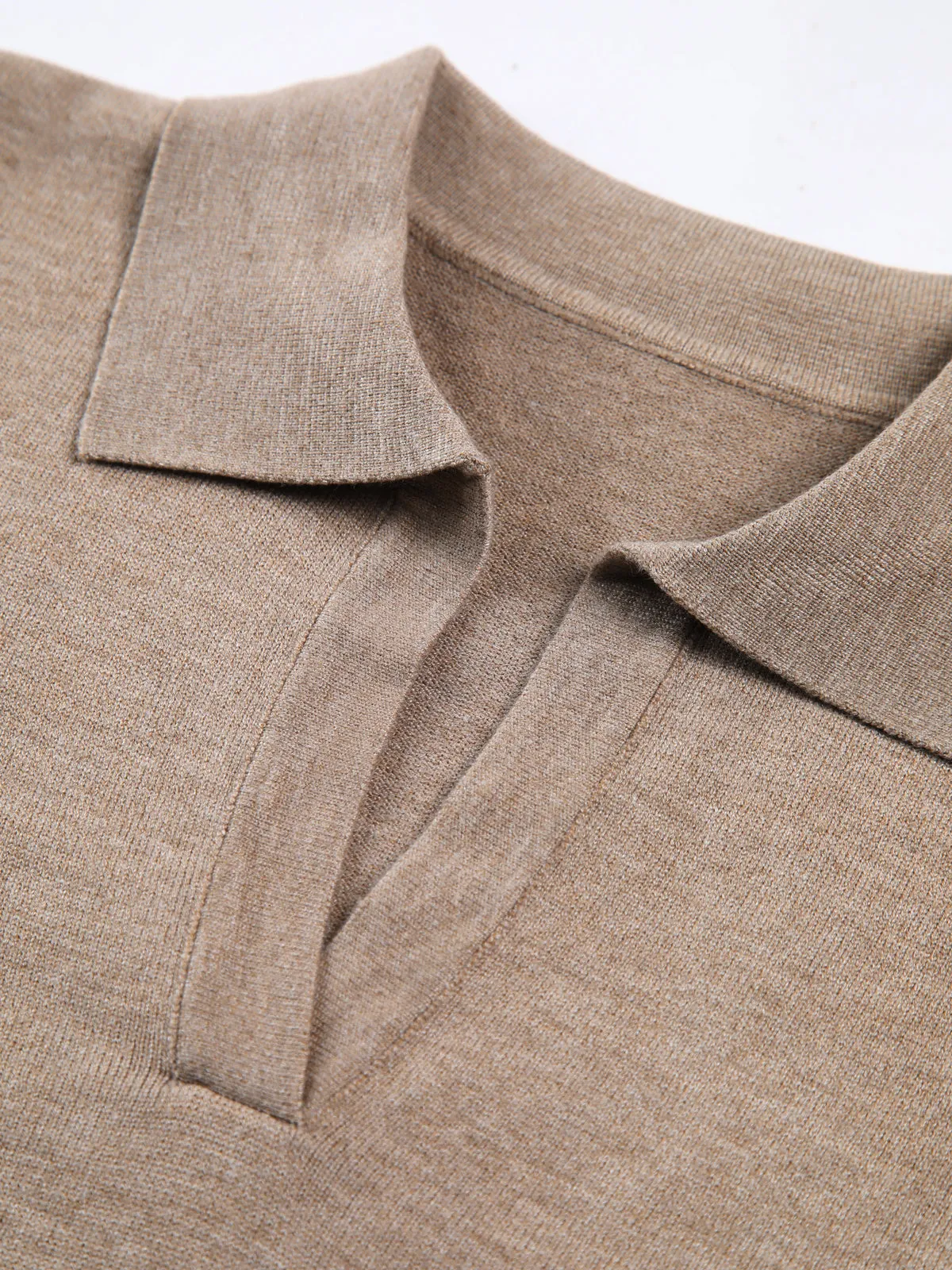Leisure Collared Graceful Pullover Sweater