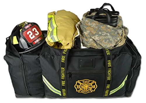 Lightning X Fireman Premium 3Xl Firefighter Rescue Step-In Turnout Fire Gear Bag W/ Shoulder