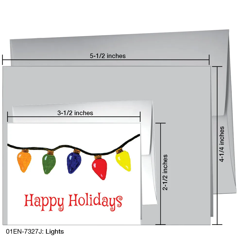 Lights, Greeting Card (7327J)