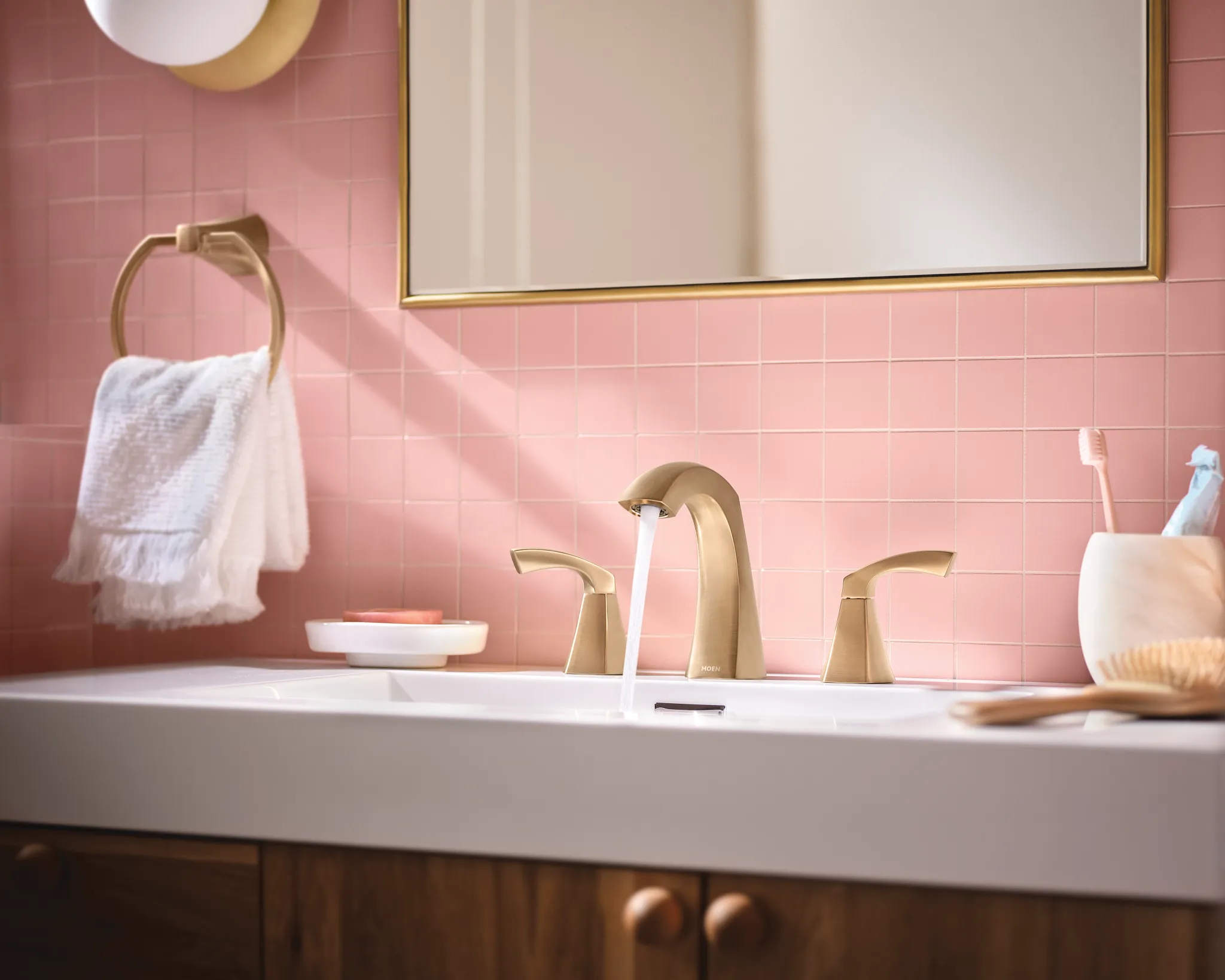 Lindor Two-Handle High Arc Bathroom Faucet