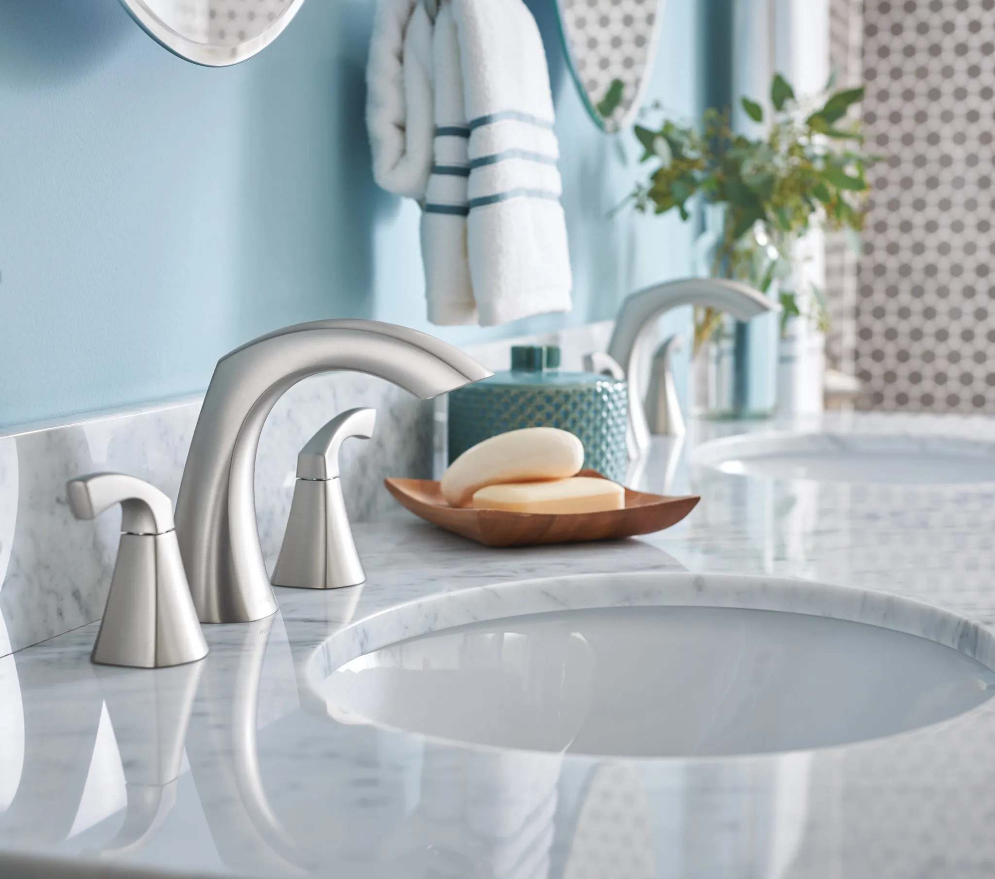 Lindor Two-Handle High Arc Bathroom Faucet