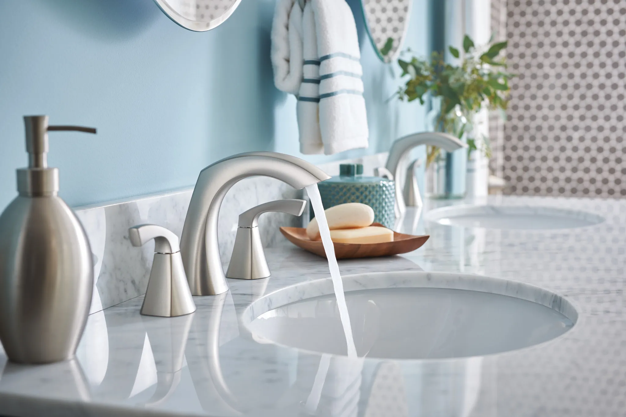 Lindor Two-Handle High Arc Bathroom Faucet