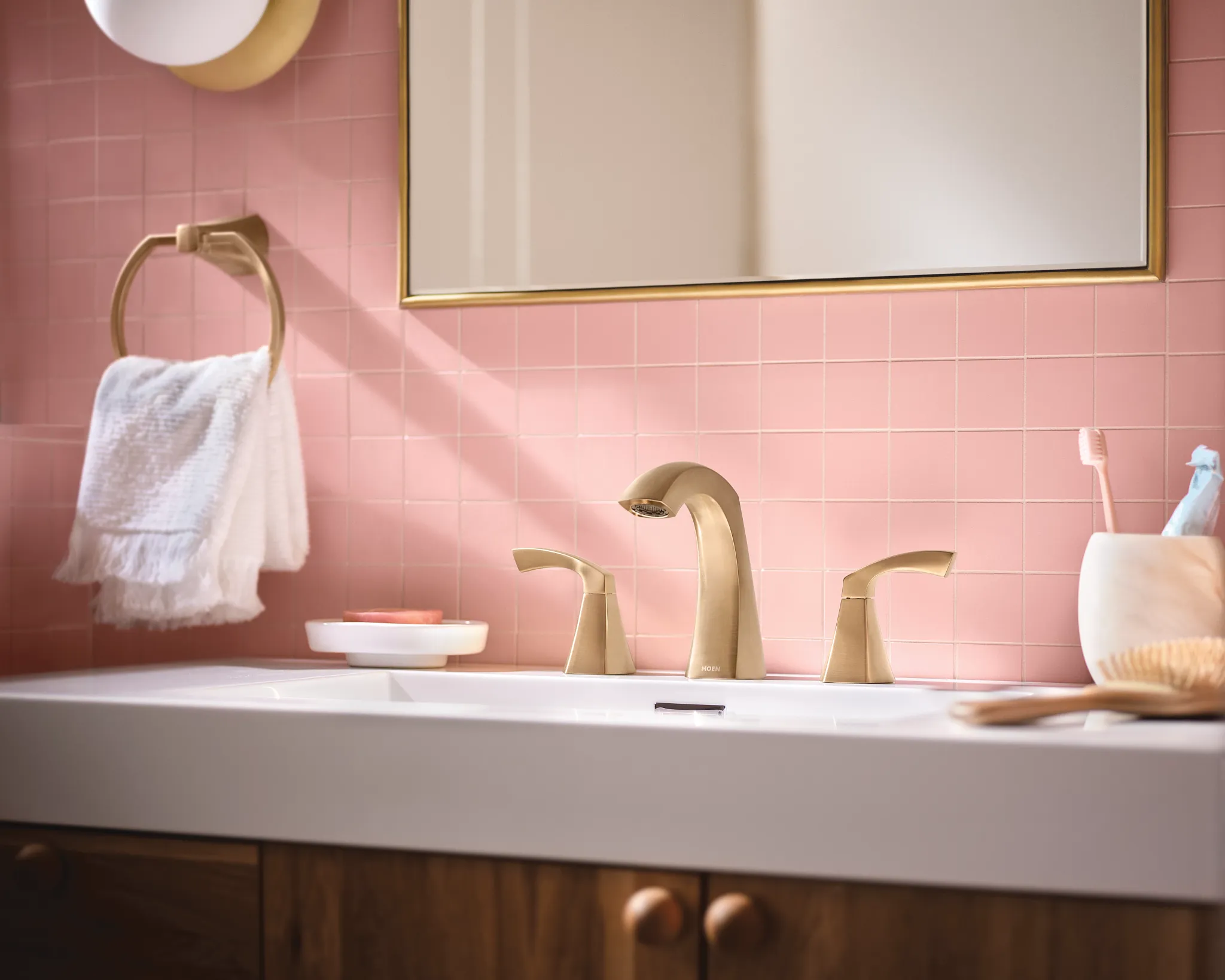 Lindor Two-Handle High Arc Bathroom Faucet