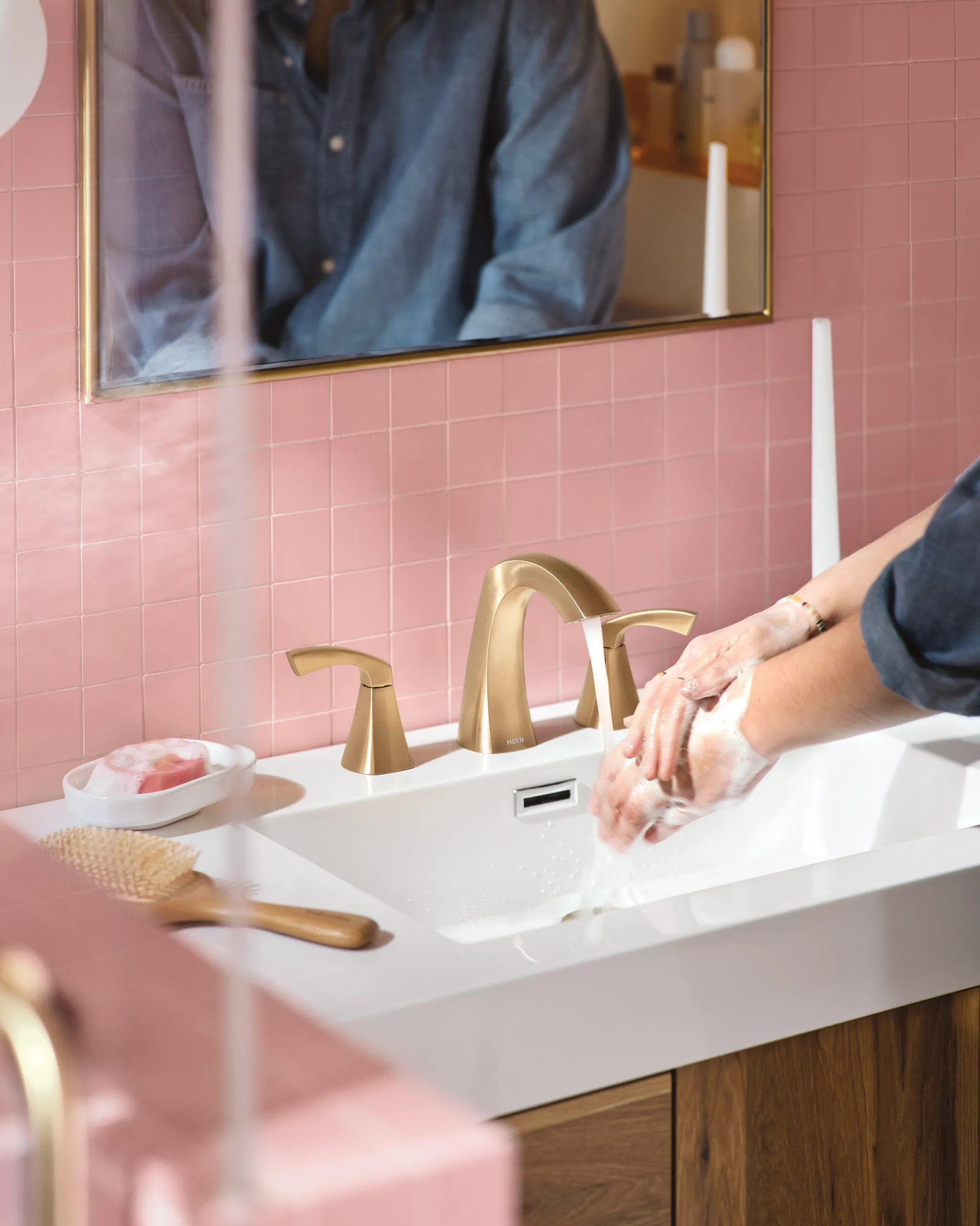 Lindor Two-Handle High Arc Bathroom Faucet