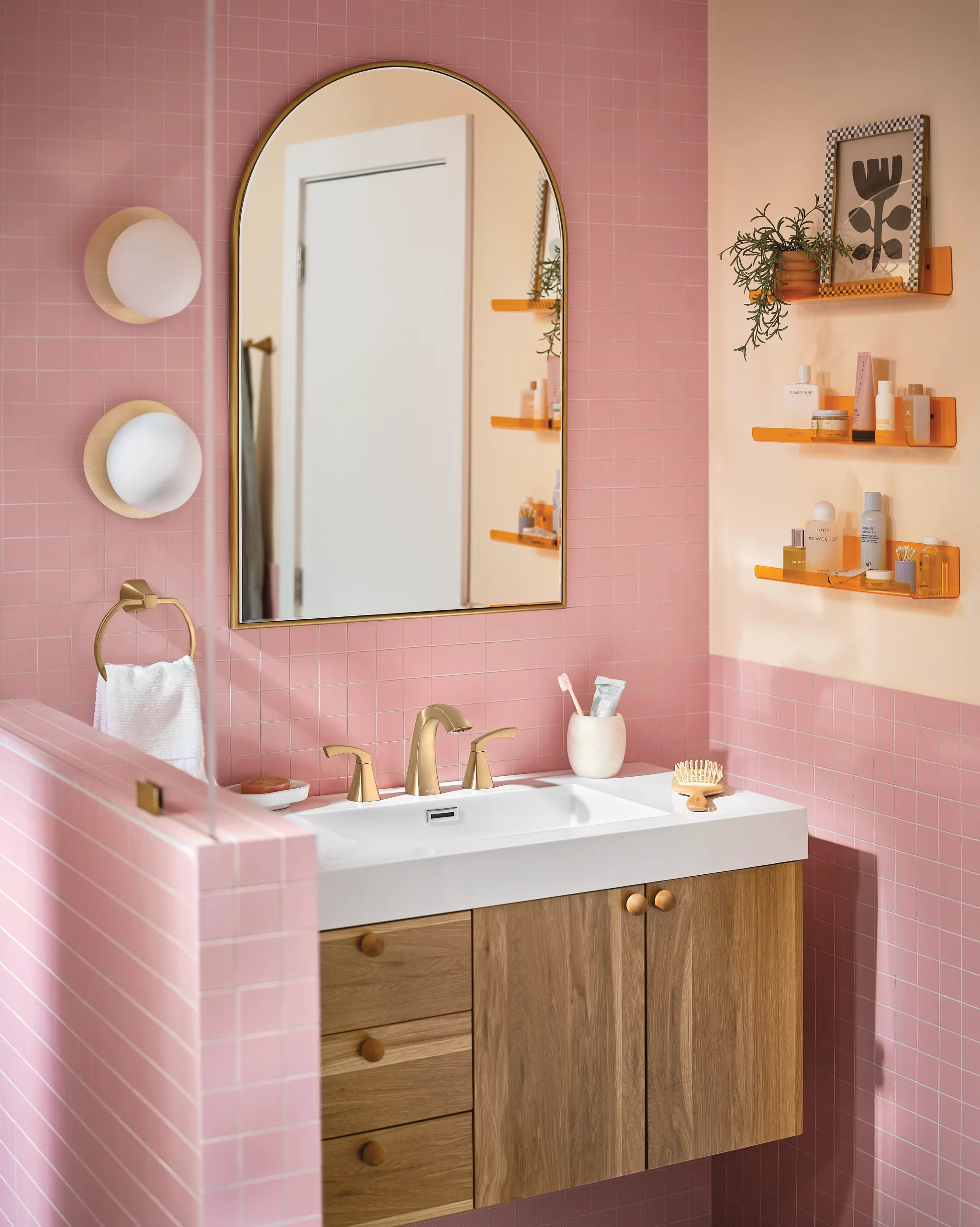 Lindor Two-Handle High Arc Bathroom Faucet