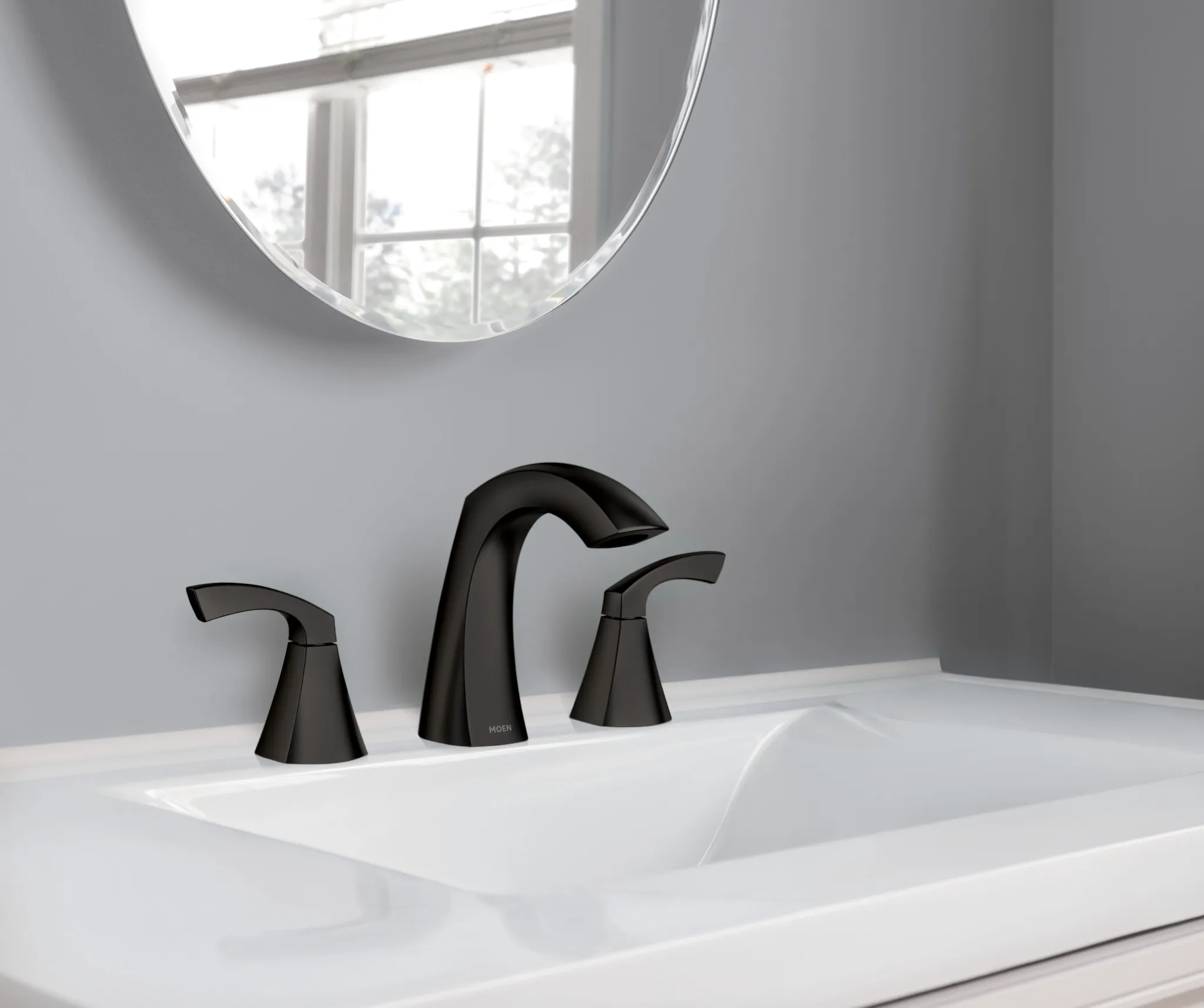 Lindor Two-Handle High Arc Bathroom Faucet