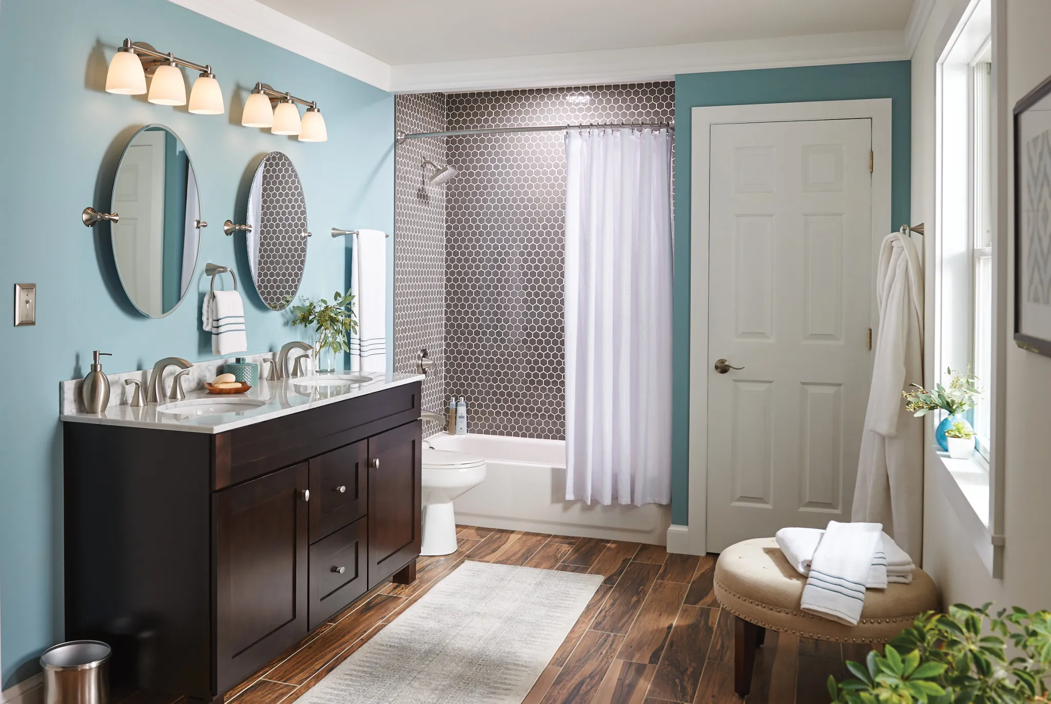 Lindor Two-Handle High Arc Bathroom Faucet