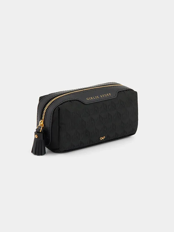 Logo Girlie Stuff Pouch in Black