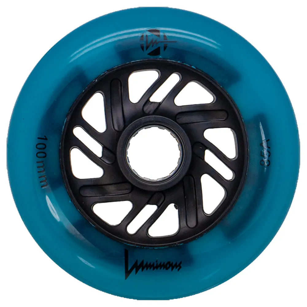 Luminous 100mm LED Light Up Glow Inline Skate Wheel
