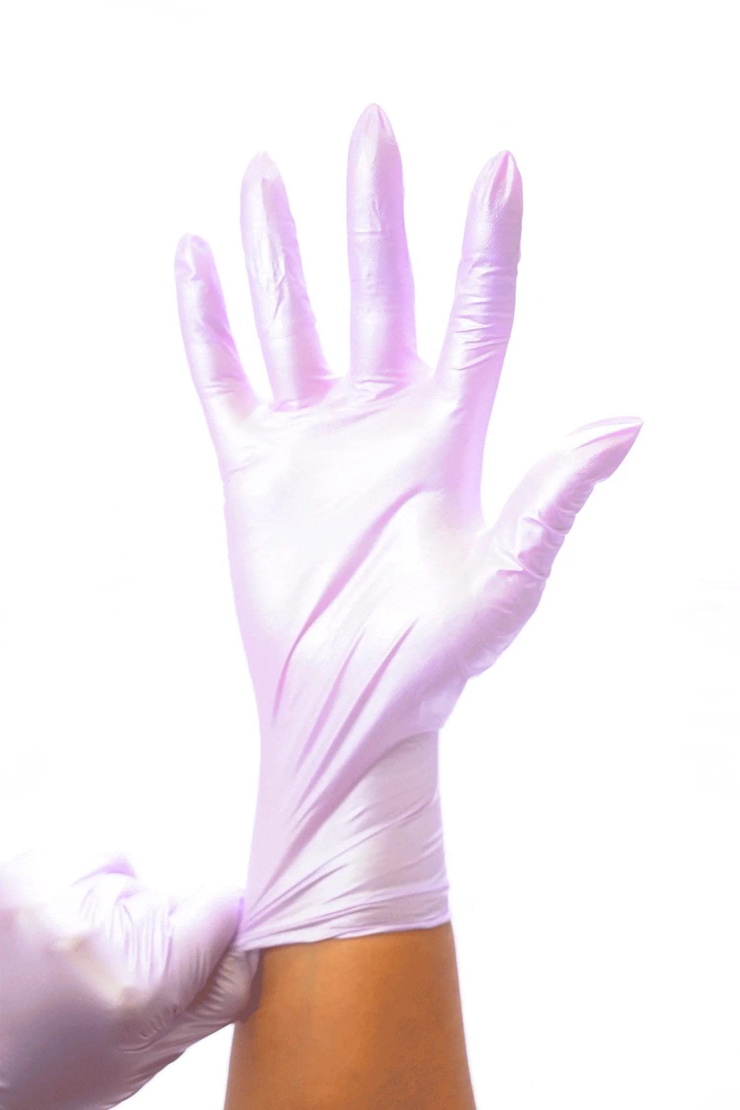 Luminous Collection Lilac Frost Nitrile Gloves